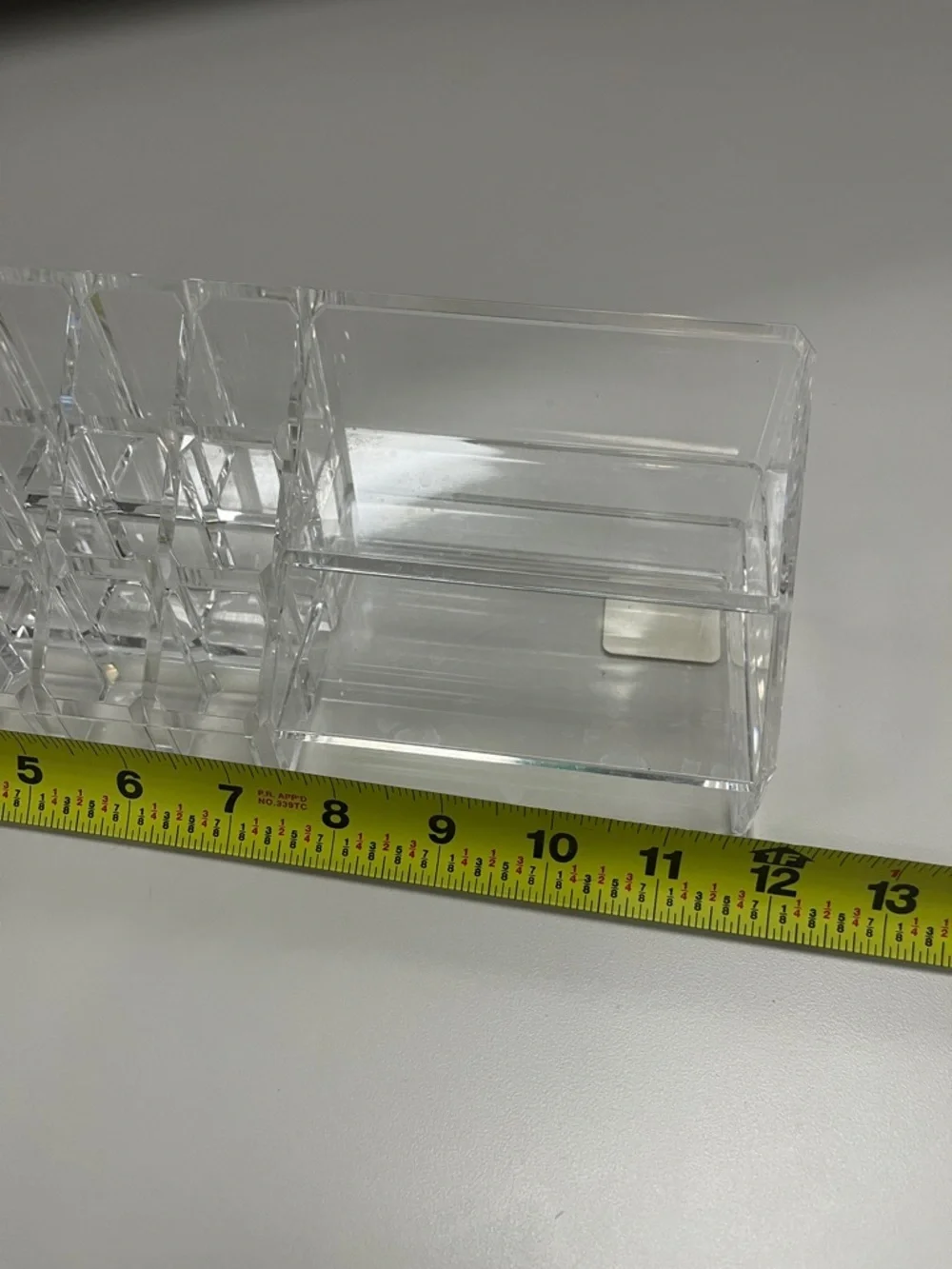 The Container Store Clear Acrylic Makeup & Desk Organizer - Transparent